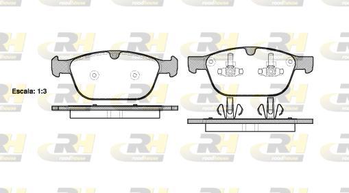 Roadhouse 21397.00 - Brake Pad Set, disc brake autospares.lv