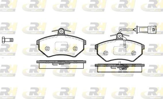 Roadhouse 2134.42 - Brake Pad Set, disc brake autospares.lv