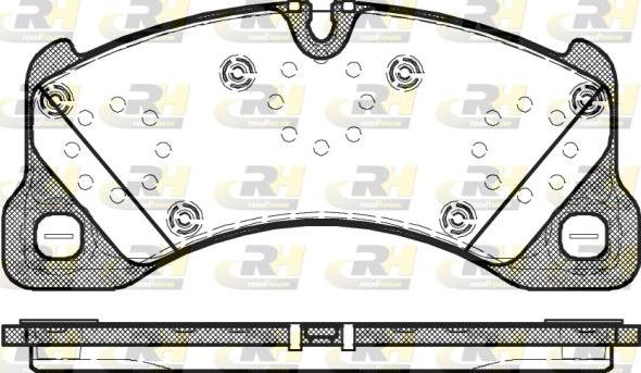 Roadhouse 21345.00 - Brake Pad Set, disc brake autospares.lv