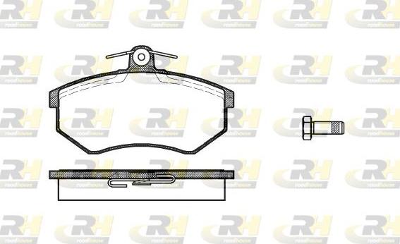 Roadhouse 2134.00 - Brake Pad Set, disc brake autospares.lv