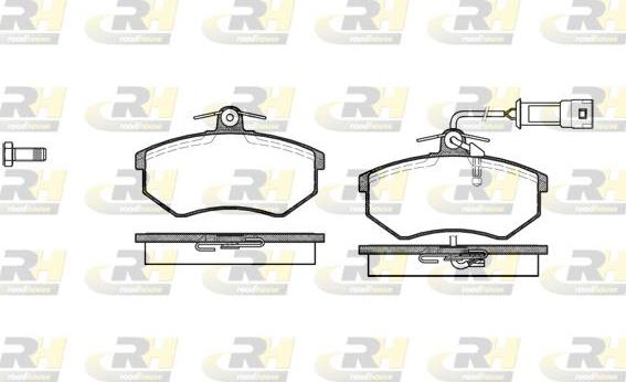 Roadhouse 2134.02 - Brake Pad Set, disc brake autospares.lv