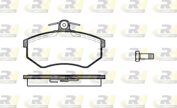 Roadhouse 2134.10 - Brake Pad Set, disc brake autospares.lv