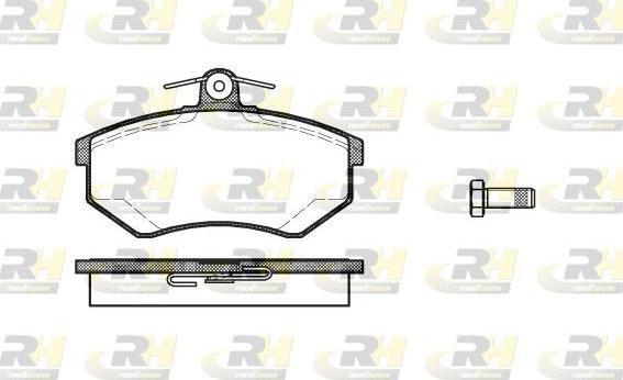 Roadhouse 2134.20 - Brake Pad Set, disc brake autospares.lv