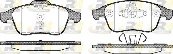 Roadhouse 21350.00 - Brake Pad Set, disc brake autospares.lv