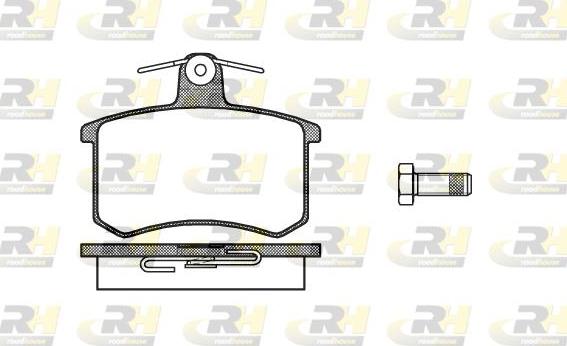 Roadhouse 2135.00 - Brake Pad Set, disc brake autospares.lv