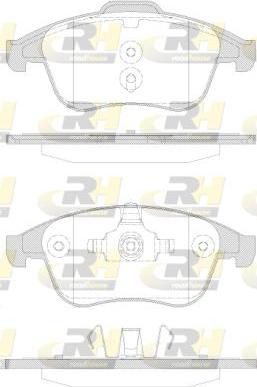 Roadhouse 21350.30 - Brake Pad Set, disc brake autospares.lv