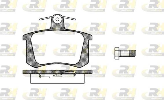 Roadhouse 2135.20 - Brake Pad Set, disc brake autospares.lv