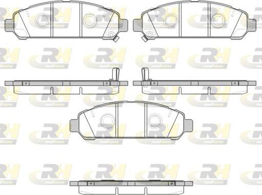 Roadhouse 21357.02 - Brake Pad Set, disc brake autospares.lv