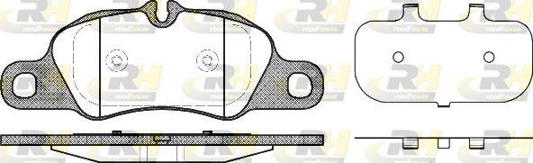 Roadhouse 21366.00 - Brake Pad Set, disc brake autospares.lv