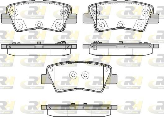 Roadhouse 21362.85 - Brake Pad Set, disc brake autospares.lv