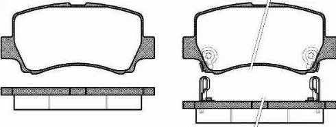 Alpha Brakes HKT-TY-042 - Brake Pad Set, disc brake autospares.lv