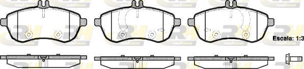 Roadhouse 21301.00 - Brake Pad Set, disc brake autospares.lv
