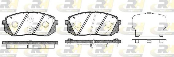 Roadhouse 21302.22 - Brake Pad Set, disc brake autospares.lv