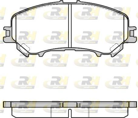 Roadhouse 21318.22 - Brake Pad Set, disc brake autospares.lv