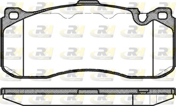 Roadhouse 21380.00 - Brake Pad Set, disc brake autospares.lv