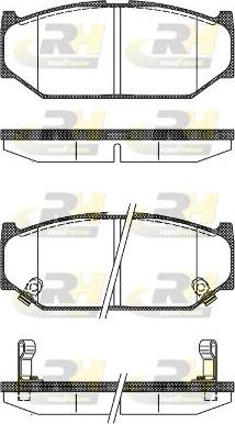 Roadhouse 21381.12 - Brake Pad Set, disc brake autospares.lv