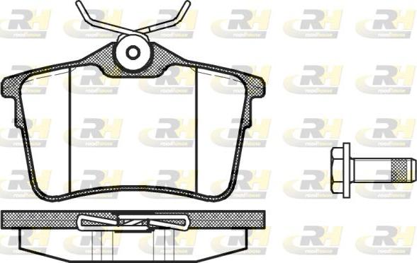 Roadhouse 21382.00 - Brake Pad Set, disc brake autospares.lv