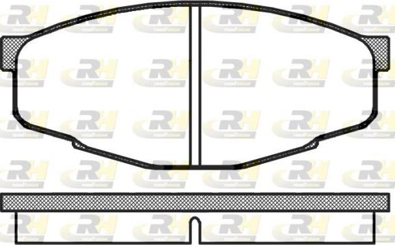 Roadhouse 2133.10 - Brake Pad Set, disc brake autospares.lv