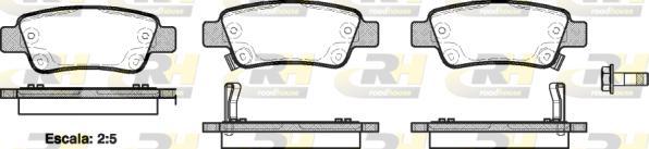 Roadhouse 21290.02 - Brake Pad Set, disc brake autospares.lv