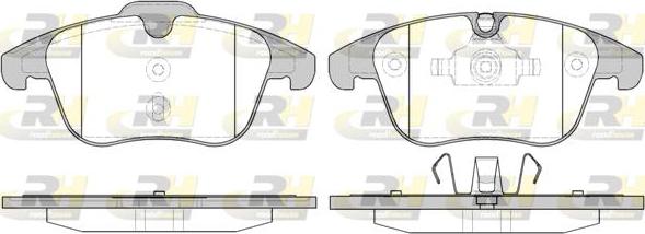 Roadhouse 21249.10 - Brake Pad Set, disc brake autospares.lv