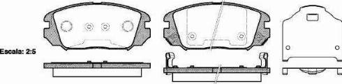 Alpha Brakes HKP-HY-517 - Brake Pad Set, disc brake autospares.lv