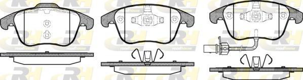 Roadhouse 21219.11 - Brake Pad Set, disc brake autospares.lv