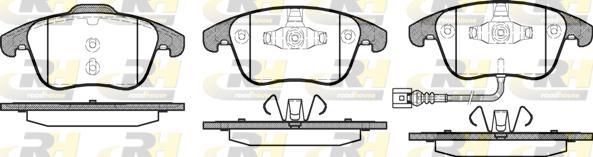 Roadhouse 21219.21 - Brake Pad Set, disc brake autospares.lv