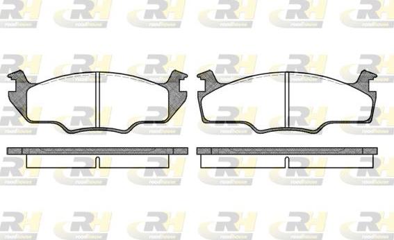 Roadhouse 2121.00 - Brake Pad Set, disc brake autospares.lv