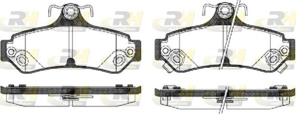 Roadhouse 21285.12 - Brake Pad Set, disc brake autospares.lv