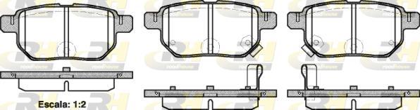 Roadhouse 21286.02 - Brake Pad Set, disc brake autospares.lv