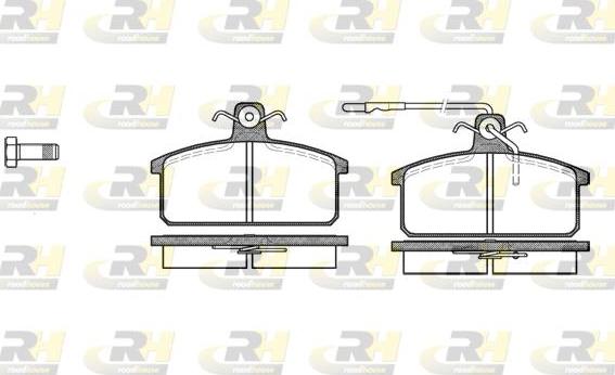 Roadhouse 2128.32 - Brake Pad Set, disc brake autospares.lv