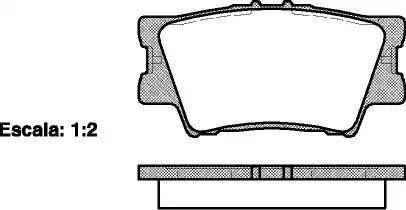 Alpha Brakes HKT-TY-034 - Brake Pad Set, disc brake autospares.lv