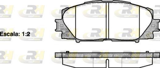 Roadhouse 21224.00 - Brake Pad Set, disc brake autospares.lv