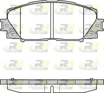 Roadhouse 21224.10 - Brake Pad Set, disc brake autospares.lv