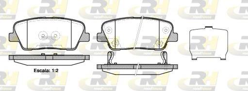 Roadhouse 21274.02 - Brake Pad Set, disc brake autospares.lv