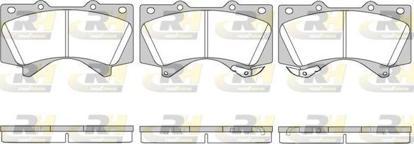 Roadhouse 21271.02 - Brake Pad Set, disc brake autospares.lv