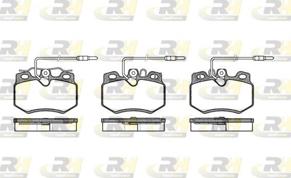 Roadhouse 2170.14 - Brake Pad Set, disc brake autospares.lv