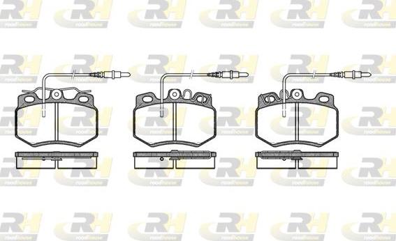 Roadhouse 2170.34 - Brake Pad Set, disc brake autospares.lv