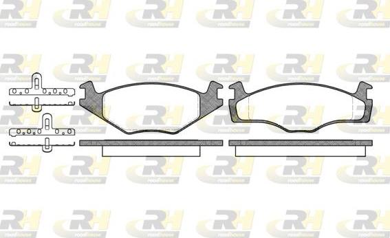 Roadhouse 2171.00 - Brake Pad Set, disc brake autospares.lv