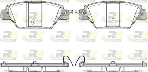 Roadhouse 21712.04 - Brake Pad Set, disc brake autospares.lv