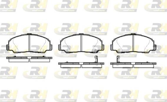 Roadhouse 2178.32 - Brake Pad Set, disc brake autospares.lv