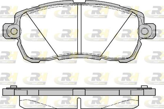 Roadhouse 21728.00 - Brake Pad Set, disc brake autospares.lv