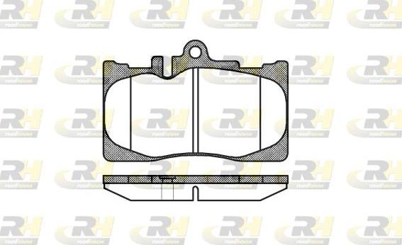 Roadhouse 2890.00 - Brake Pad Set, disc brake autospares.lv