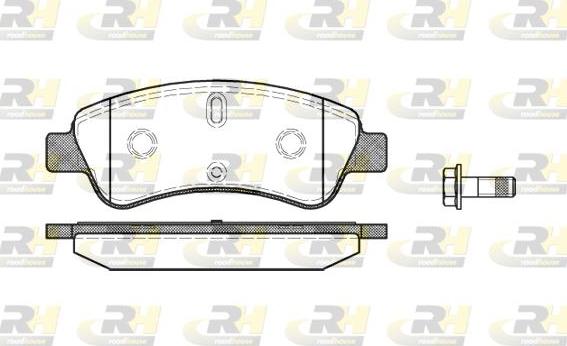 Roadhouse 2840.10 - Brake Pad Set, disc brake autospares.lv