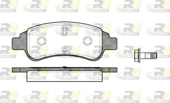 Roadhouse 2840.30 - Brake Pad Set, disc brake autospares.lv