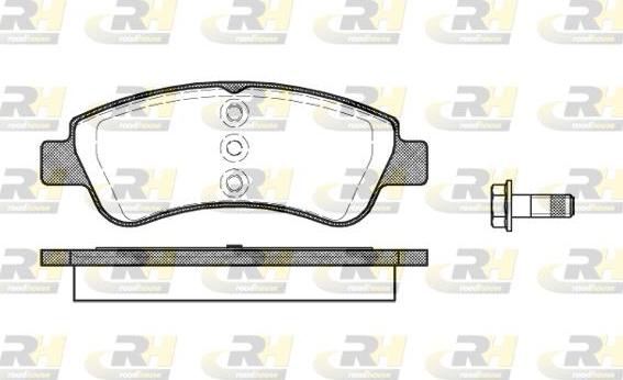 Roadhouse 2840.20 - Brake Pad Set, disc brake autospares.lv