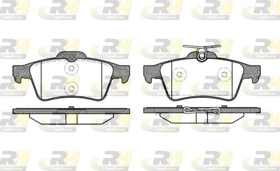 Roadhouse 2842.20 - Brake Pad Set, disc brake autospares.lv