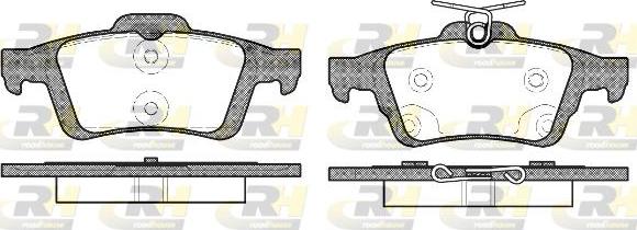 Roadhouse 2842.70 - Brake Pad Set, disc brake autospares.lv