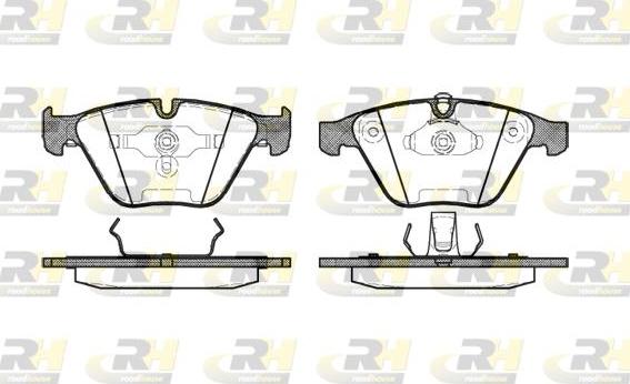 Roadhouse 2857.00 - Brake Pad Set, disc brake autospares.lv