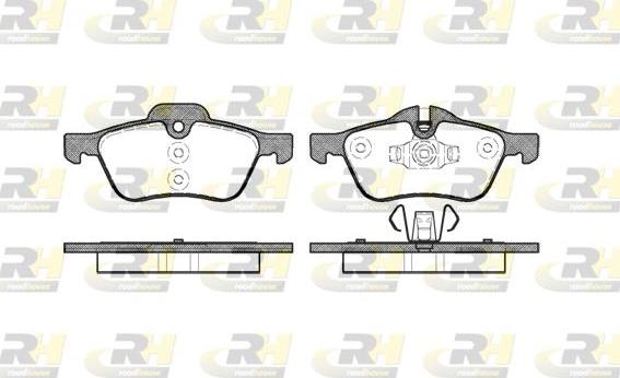 Roadhouse 2864.00 - Brake Pad Set, disc brake autospares.lv